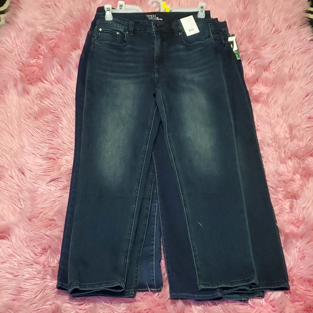 TIME AND TRU HI-RISE SLIM ANKLE